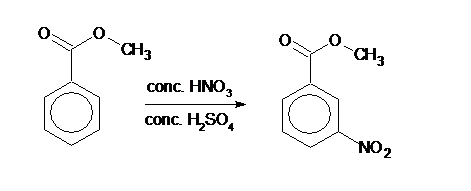 93-58-3 Methyl benzoatenitrationMethyl m-nitrobenzoatemethyl 3-nitrobenzoate