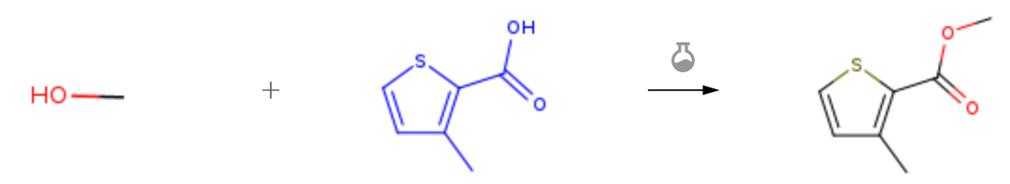 3-甲基噻吩-2-羧酸的制备方法与酯化反应