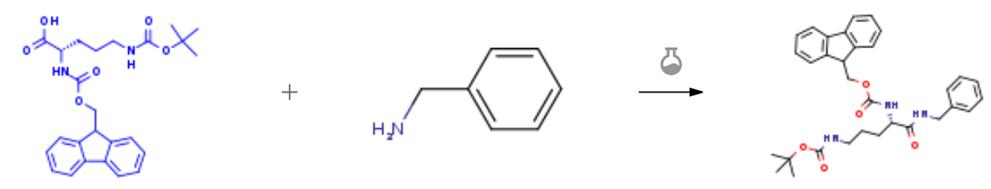 N-Fmoc-N'-Boc-L-鸟氨酸的缩合反应