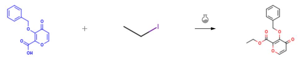 3-(苄氧基)-4-氧代-4H-吡喃-2-羧酸的合成工艺与酯化反应