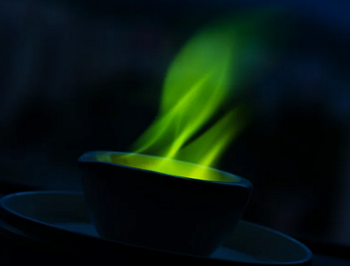 flame of Trimethyl borate