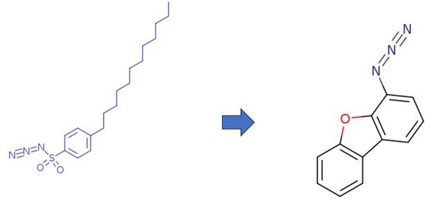 对十二烷基苯磺酰叠氮的制备与叠氮化反应
