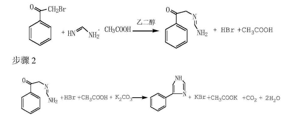 4-苯基咪唑的合成路线