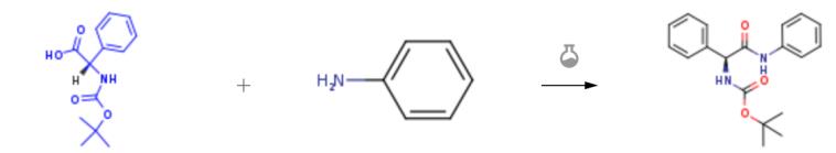 BOC-L-苯甘氨酸的缩合反应