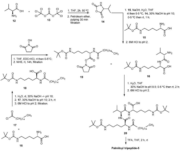 623172-56-5 Palmitoyl Tripeptide-5UsesSynthesis