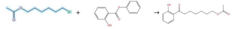 6-溴己基醋酸酯的Reformatsky反应