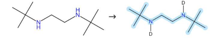 N,N-双(叔丁基)乙烯二胺的氘代反应与应用