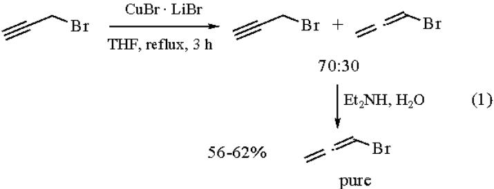 Bromoallene synthesis