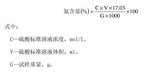 氨水中氨含量的测定