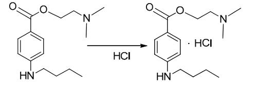 Figure 3 Synthesis of Tetracaine Hydrochloride.png