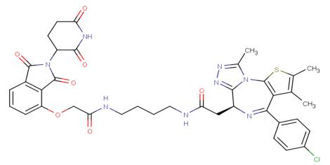 dBET1的化学结构式