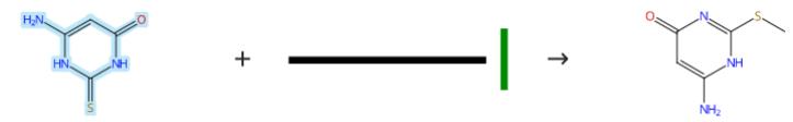 6-氨基-2-硫脲嘧啶的取代反应