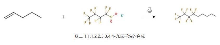 1,1,1,2,2,3,3,4,4-九氟壬烷的合成路线