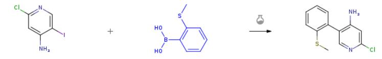 2-甲硫基苯硼酸的偶联反应