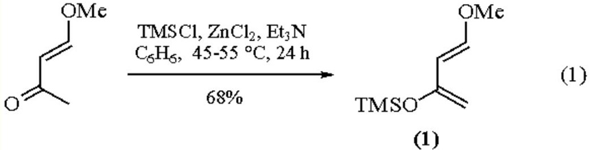 1-METHOXY-3-TRIMETHYLSILOXY-1,3-BUTADIENE synthesis route