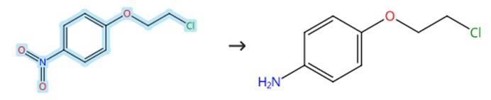 2-氯乙基-4-硝基苯基醚的还原反应
