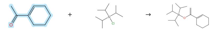 乙酰基环已烯的硅醚化反应
