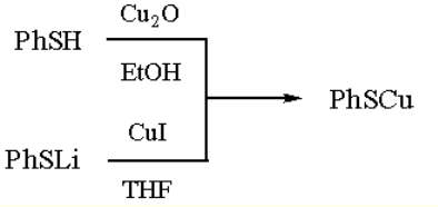 preparation of THIOPHENOL COPPER(I) SALT