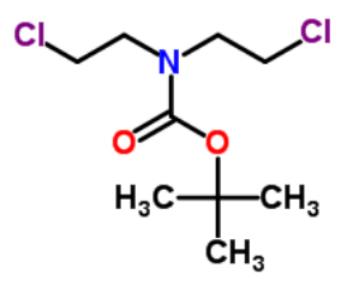 N,N-双(2-氯乙基)氨基甲酸叔丁酯的医药应用