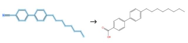 4'-正辛基-4-氰基联苯的水解反应