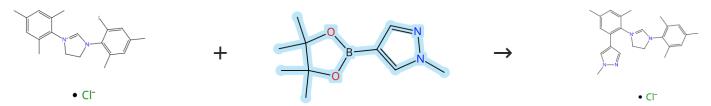 1-甲基-4-(4,4,5,5-四甲基-1,3,2-二氧杂戊硼烷-2-基)-1H-吡唑的偶联反应