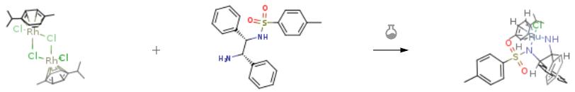 (S,S)-N-(对甲苯磺酰)-1,2-二苯乙烷二胺(对异丙基苯)氯化的合成.png