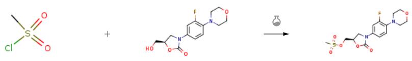 (R)-N-[3-(3-氟-(4-吗啉基)苯基)-2-氧代-5-唑烷基]甲醇甲磺酸酯的合成.png