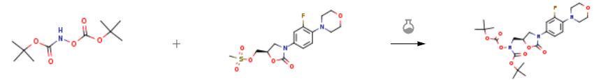 (R)-N-[3-(3-氟-(4-吗啉基)苯基)-2-氧代-5-唑烷基]甲醇甲磺酸酯的应用2.png