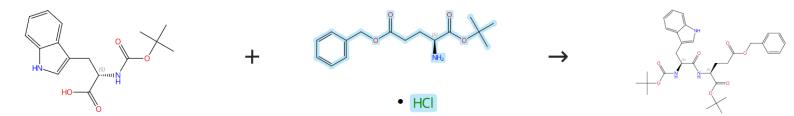 L-谷氨酸-γ-苄酯-α-叔丁酯盐酸盐的缩合反应