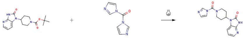 1-(1-(1H-咪唑酸乙酯-1-羰基)吡啶-4-YL)-1H-咪唑[4,5-B]吡啶-2(3H)-酮的合成3.png