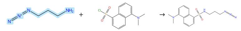 3-叠氮基丙胺的酰化与缩合反应