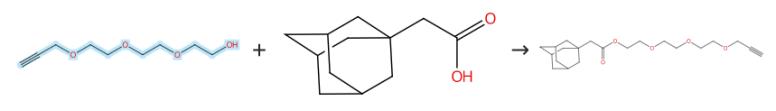 丙炔基-三聚乙二醇的缩合反应