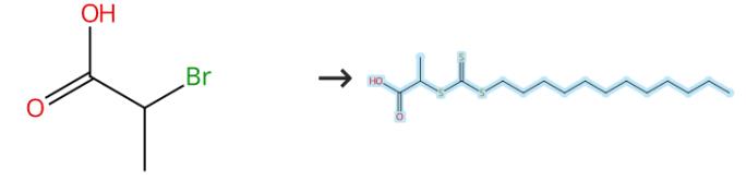 2-[(十二基硫硫代碳酰)硫]丙酸的制备与酯化反应