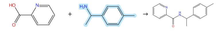 1-(对甲苯基)乙胺的酰胺化反应