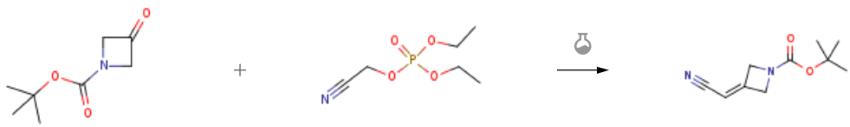 3-(氰基亚甲基)氮杂环丁烷-1-甲酸叔丁酯的合成.png