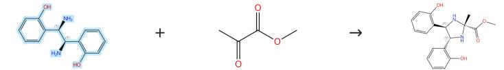 (R,R)-1,2-双(2-羟基苯基)亚乙基二胺的环化反应