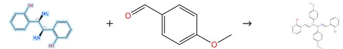 (R,R)-1,2-双(2-羟基苯基)亚乙基二胺的缩合反应