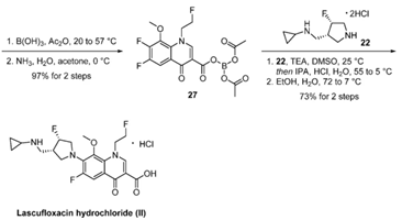 Lascufloxacin hydrochloride
