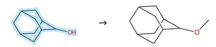 Substitution route of 2-Adamantanol