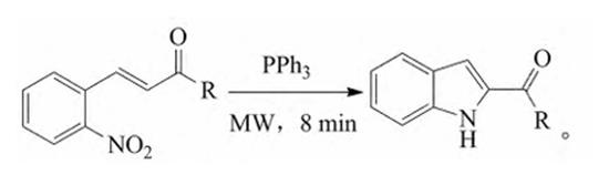 图2 吲哚-2-羧酸乙酯的合成反应式.png 图2 吲哚-2-羧酸乙酯的合成反应式.png