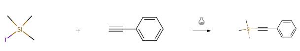 苯基乙炔基三甲基硅烷的制备及其有机反应