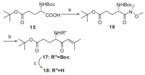 叔丁氧羰基-L-谷氨酸-5-叔丁酯合成苯并萘啶生物碱的路线.png