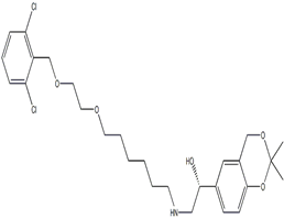 (1R)-2-[[6-[2-[(2,6-Dichlorobenzyl)oxy]ethoxy]hexyl]aMino]-1-(2,2-diMethyl-4H-1,3-benzodioxin-6-yl)ethanol