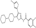 5,6-dichloro-n-[4-(4-chlorothiophen-2-yl)-5-(4-cyclohexylpiperazin-1-yl)thiazol-2-yl]nicotinamide pictures