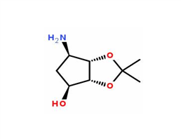 (3aR,4S,6R,6aS)-6-Aminotetrahydro-2,2-dimethyl-4H-cyclopenta-1,3-dioxol-4-ol