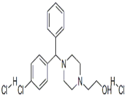 2-(4-((4-chlorophenyl)(phenyl)methyl)piperazin-1-yl)ethan-1-ol dihydrochloride