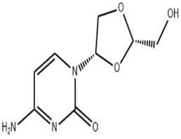 4-amino-1-((2S,4S)-2-(hydroxymethyl)-1,3-dioxolan-4-yl)pyrimidin-2(1H)-one