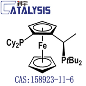 (R)-(-)-1-[(S)-2-(DICYCLOHEXYLPHOSPHINO)FERROCENYL]ETHYLDI-T-BUTYLPHOSPHINE