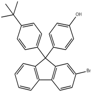 4-[2-bromo-9-[4-(1,1-dimethylethyl)phenyl]-9H-fluoren-9-yl]-Phenol