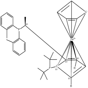 (S)-1-[(R)-2-(DI-TERT.-BUTYLPHOSPHINO)FERROCENYL]ETHYLBIS(2-METHYLPHENYL)PHOSPHI